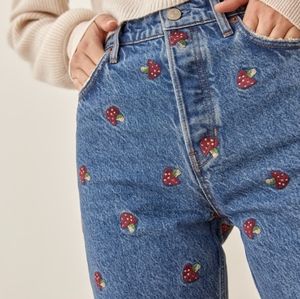 Reformation Mushroom Jeans 🍄 (NWT)